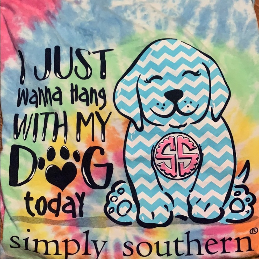 Simply Southern tie dye tee